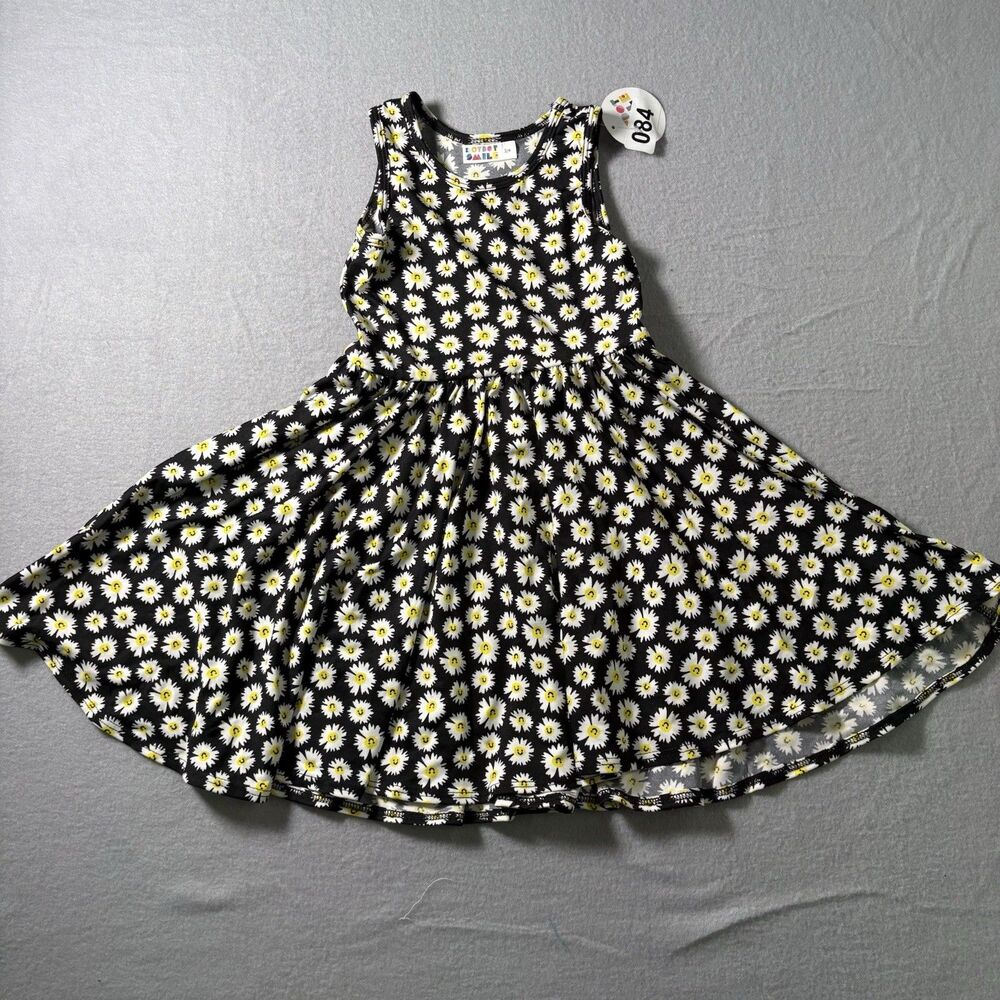 Dot Dot Smile Twirl Dress 3/4 Daisy Print Sleeveless